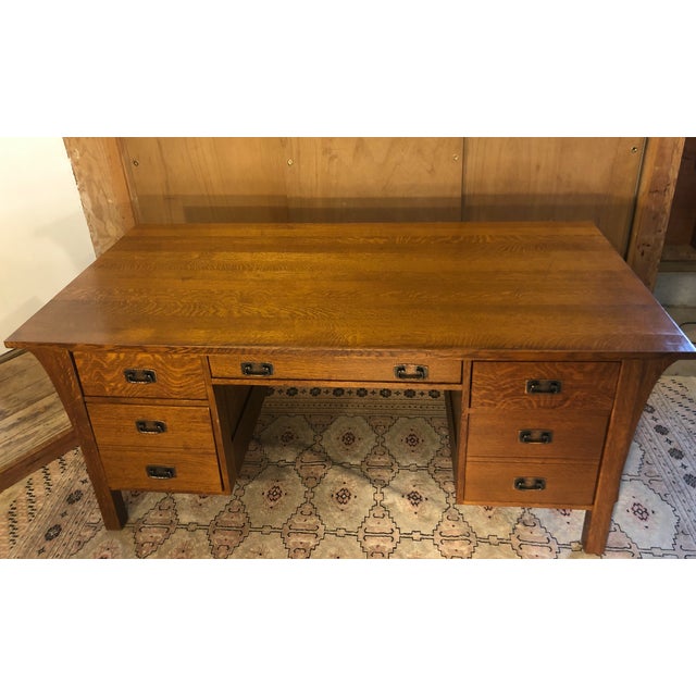 Stickley Mission Style Executive Desk Chairish
