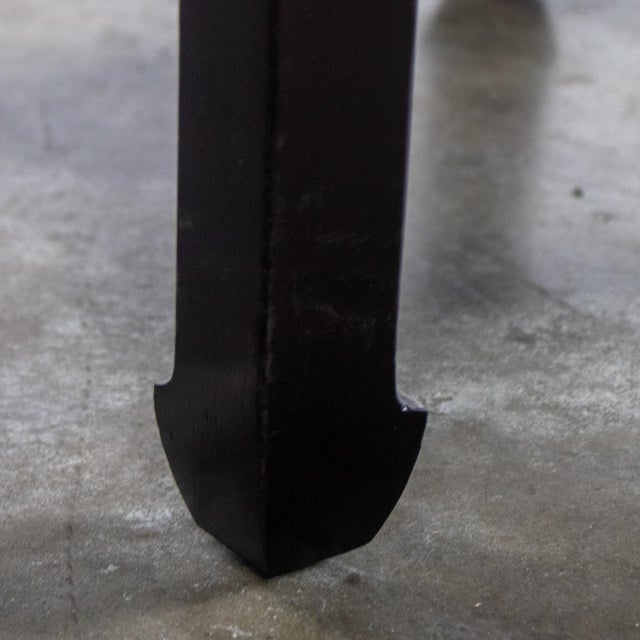 Mid-20th Century Double Ming Style Base Coffee Table Chow Legs Black Painted Style of Baker For Sale - Image 12 of 18
