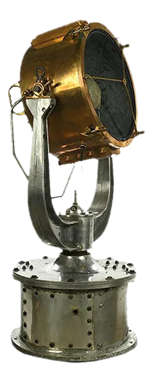 Vintage Iron and Brass Boat Projector