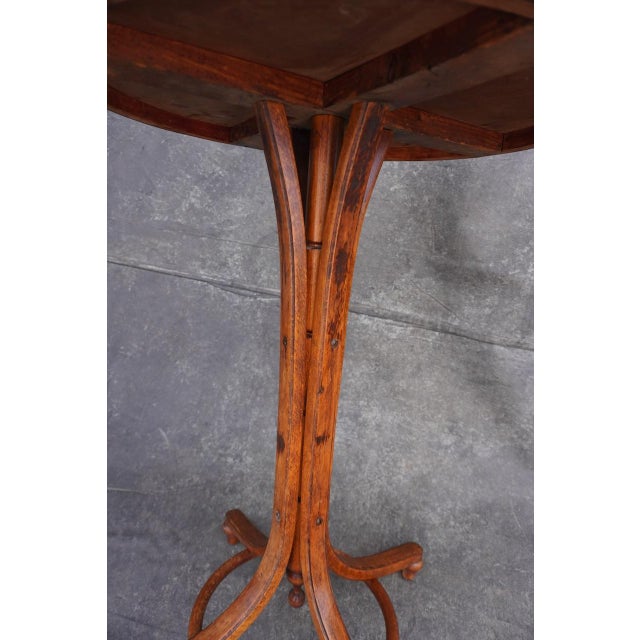 Art Nouveau Original Mundus Bentwood Side Table For Sale - Image 3 of 6