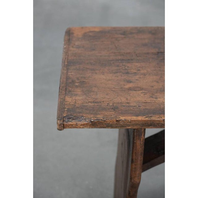 Antique English Hallway or Dining Bench in Pinewood For Sale - Image 12 of 17