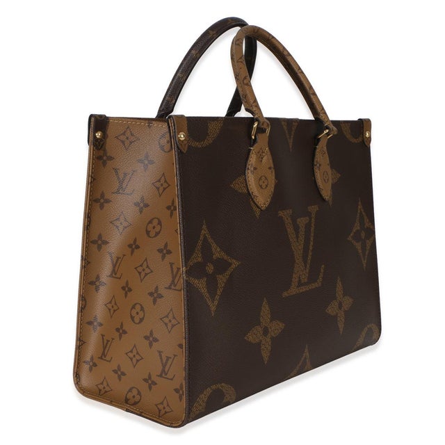Contemporary Reverse Monogram Canvas Onthego MM For Sale - Image 3 of 9