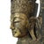 Very Large Weathered Gilded Wood Statue of Buddha, Burma For Sale - Image 6 of 18
