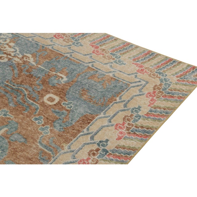 Not Yet Made - Made To Order Rug & Kilim’s Dragon Motif Rug, 5x8 For Sale - Image 5 of 7