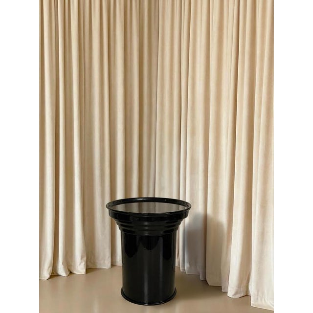 Rl 06 Round Side Table in Mirror-Polished Aluminum by Caspal For Sale - Image 6 of 13