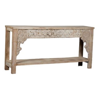 Console Table Made From Antique Indian Architectural Elements For Sale