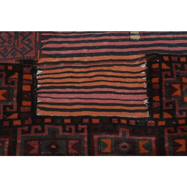 Textile Tribal Red Anatolian Rug 3'5'' X 9'1'' For Sale - Image 7 of 12