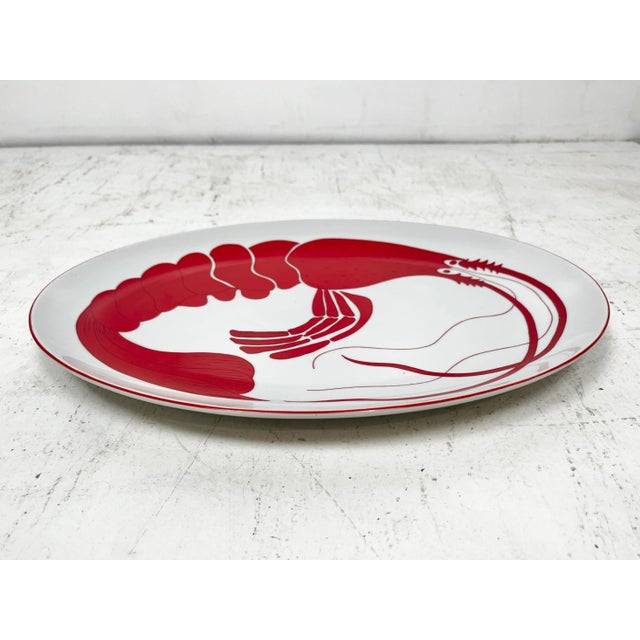 Vintage Franci Villa Vanilla Lobster Platter For Sale - Image 4 of 7