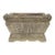 Vintage English Large Rectangular Garden Stone Trough For Sale