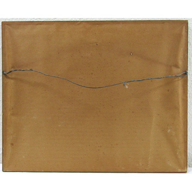 1960s Van Lod Watercolor Painting Paris Art Wall Late 20th Century For Sale - Image 5 of 5