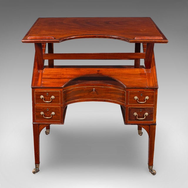 Early 19th Century Tall Antique Architect's Riser Desk, English, Metamorphic, Cartographer, Regency For Sale - Image 5 of 12