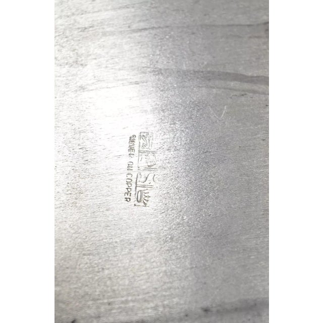 Vintage Sheffield Victorian Ornate Silver Plated Serving Platter Tray For Sale - Image 11 of 12