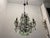 1950s Green Macaroni Crystal Chandelier, 1950s For Sale - Image 5 of 7