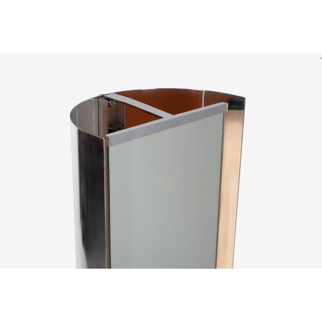 1970s Osvaldo Borsani Illuminated Mirror For Sale - Image 5 of 8
