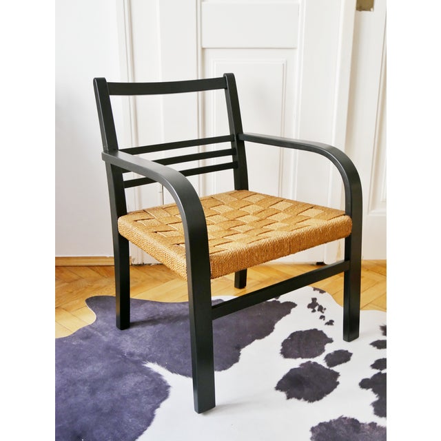 Bauhaus Wicker Chair, 1940s For Sale - Image 10 of 10