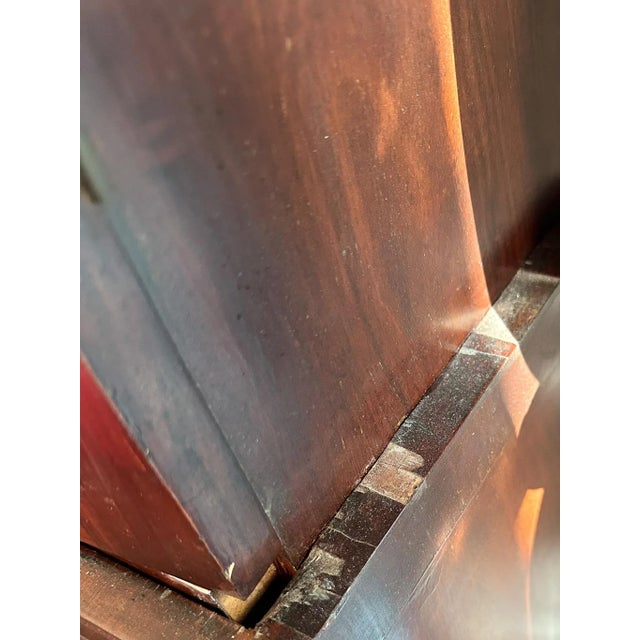 Early 19th Century Antique Federal Mahogany Secretary Writing Desk For Sale - Image 10 of 12