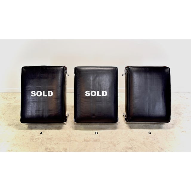 Contemporary Cassina Le Corbusier Lc2 Ottomans by Jeanneret Perriand For Sale - Image 11 of 15