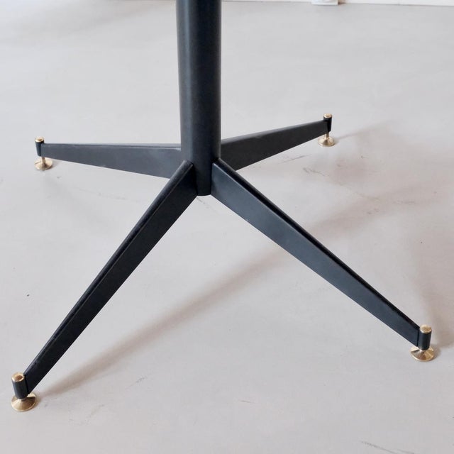 1950s Vintage Round Table by Osvaldo Borsani, 1950s For Sale - Image 5 of 9