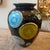 1950s 1953 Gio Ponti Style Mid-Century Modern Hand-Painted Majolica Vase by Schramberg For Sale - Image 5 of 12