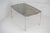 Table in Chromed Metal with Curved Smoked Glass Slab Top, France, 1970s For Sale - Image 11 of 18