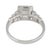 1930s Art Deco Gia 3.02 Carat Old Mine Cut Diamond Platinum Engagement Ring, Size 6.25 For Sale In Los Angeles - Image 6 of 6