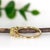 Metal East West Opal Ring W Earth Mined Diamonds in Solid 14k Yellow Gold | Oval 8x6mm For Sale - Image 7 of 18