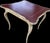 Vintage Minton-Spidell Leather Top Game Table For Sale In Los Angeles - Image 6 of 14