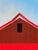 2020s Still the Heartland by Justin Wheatley | Acrylic on Canvas Red Barn With Blue Sky For Sale - Image 5 of 10