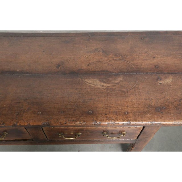 Brown Antique English-Style Sideboard in Wood, 1800s For Sale - Image 8 of 17