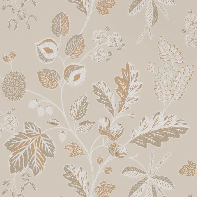Sanderson Warwick Wallpaper in Linen For Sale