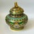 This is an impressive vintage cloisonné enamel lidded jar, attributed to the "export creation" period of the mid-to-late...