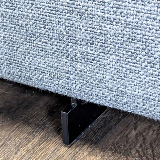 Gray Design Within Reach Modern Daybed Sofa With Pillow For Sale - Image 8 of 10