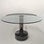 Extendable Round Glass Table Moon attributed to Mario Mazzer for Zanette, 1980s For Sale - Image 16 of 18