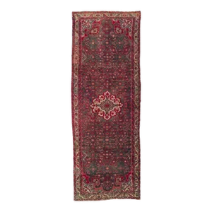 Mid 20th Century Vintage Persian Hamadan Rug, 03'06 X 09'06
