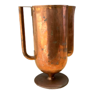 Vintage Deco Copper Pitcher