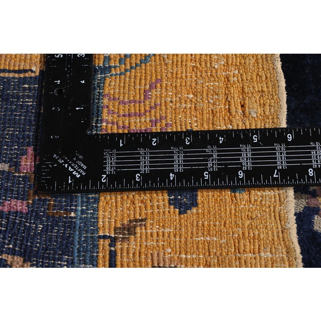 Textile Antique Chinese Art Deco Rug, 02'02 X 02'11 For Sale - Image 7 of 10