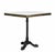 French Matthew Izzo Home French Iron, Marble & Brass Square Bistro Table For Sale - Image 3 of 4