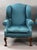 Antique Wing Back Lounge Chairs, 1920s, Set of 2 For Sale - Image 3 of 9