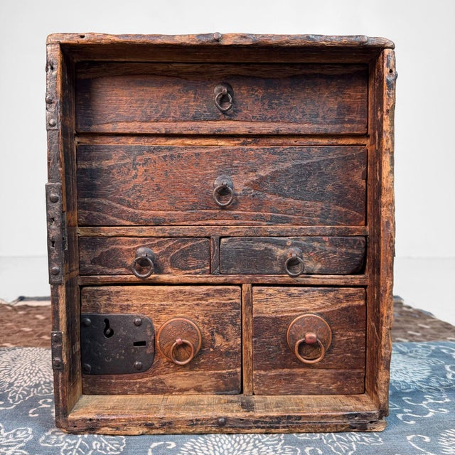 Small Japanese Calligraphy Drawer Chest, 1900s For Sale - Image 16 of 16