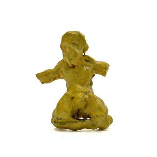Sirio Pellegrini, Figure in Yellow, 1960s, Terracotta For Sale - Image 4 of 4