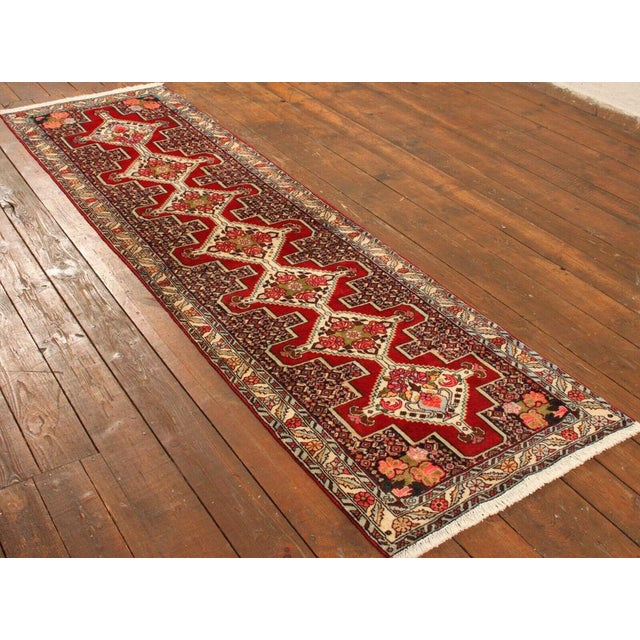Middle Eastern Runner Rug For Sale - Image 3 of 10