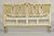 Mid 20th Century Vintage French Provincial Hollywood Regency Cream Painted Cane King Headboard For Sale - Image 11 of 11