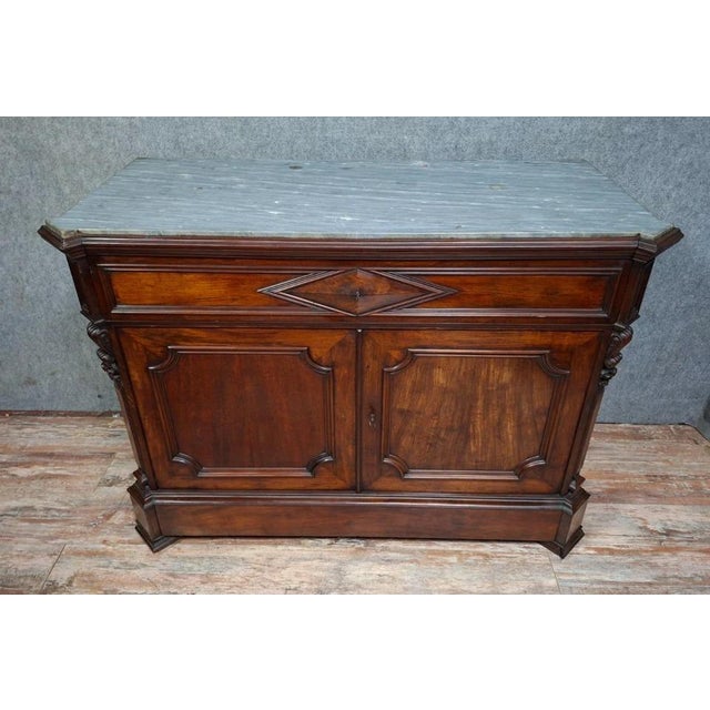 Drop-Front Writing Desk in Mahogany and Veneer For Sale - Image 5 of 12