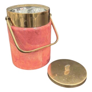1960s Modernist Ice Bucket by Aldo Tura For Sale