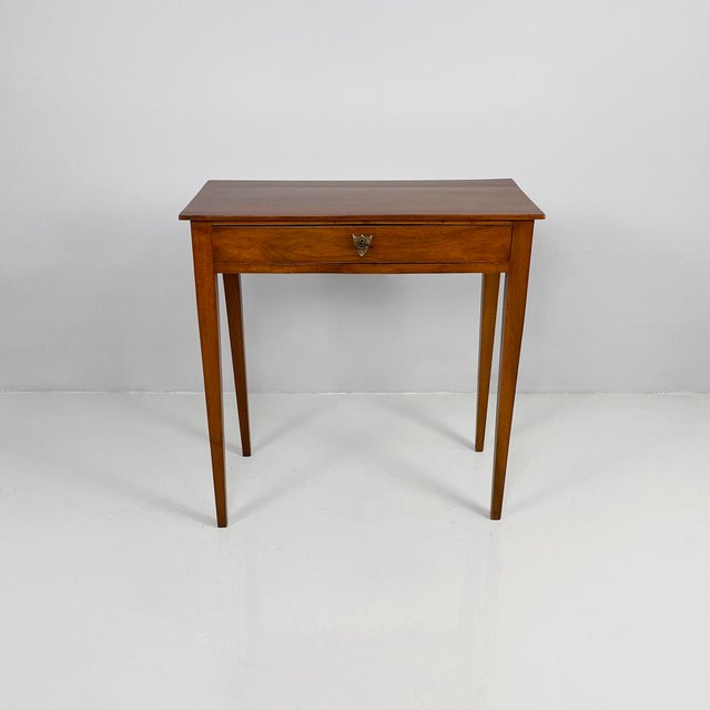 Italian Rectangular Wooden Desk with Drawer, 1750s For Sale - Image 5 of 17