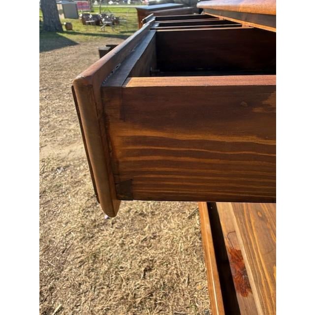 Wood 19th Century French Country Louis XV Solid Walnut Sideboard / Buffet For Sale - Image 7 of 16