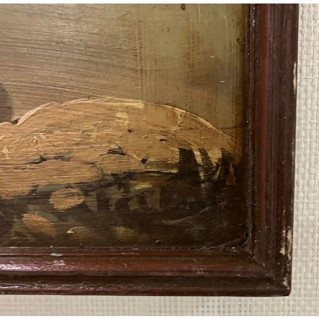 American Vintage Carnival Panthera Exotic Animal Sign Hand Painted Oil on Board For Sale - Image 3 of 6