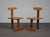 A rare pair of dutch modernist chairs from the 1960s, characterized by their striking geometric construction and...