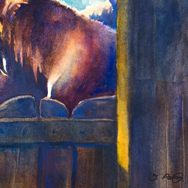 Horses Outside the Stable - Tomoko Parry, C. 1990s For Sale In San Diego - Image 6 of 10