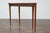 19th Century English Neoclassical Walnut Demi-Lune Table with Tapered Legs For Sale - Image 12 of 12